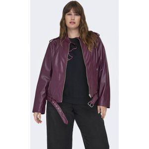 ONLY CARMAKOMA - CARSADIE FAUX LEATHER JACKET OTW - Dames - Gewatteerde Jassen