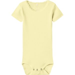 Name It Dames Nbfkab Ss Body Noos, Pastel Yellow, numeric_62, Pastel Yellow, numeric_62