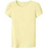 T-shirt - Gestreept - Ribgebreid - Katoen - Regular Fit - O-hals