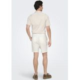 Korte Broek - Cloud Dancer - Katoen/Elastaan - Regular Fit