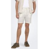 Korte Broek - Cloud Dancer - Katoen/Elastaan - Regular Fit