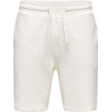 Korte Broek - Cloud Dancer - Katoen/Elastaan - Regular Fit