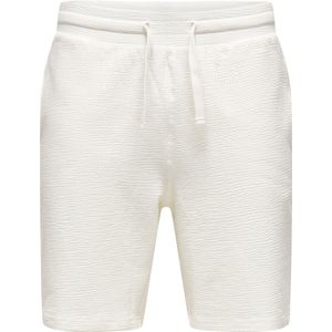 Korte Broek - Cloud Dancer - Katoen/Elastaan - Regular Fit