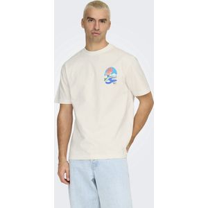 ONLY & SONS - T-shirt - Katoen - Zwart