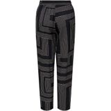 JDY - JDYPEPPER - Harembroek - Beige/Zwart - Loosefit - High Waist