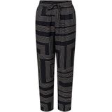 JDY - JDYPEPPER - Harembroek - Beige/Zwart - Loosefit - High Waist