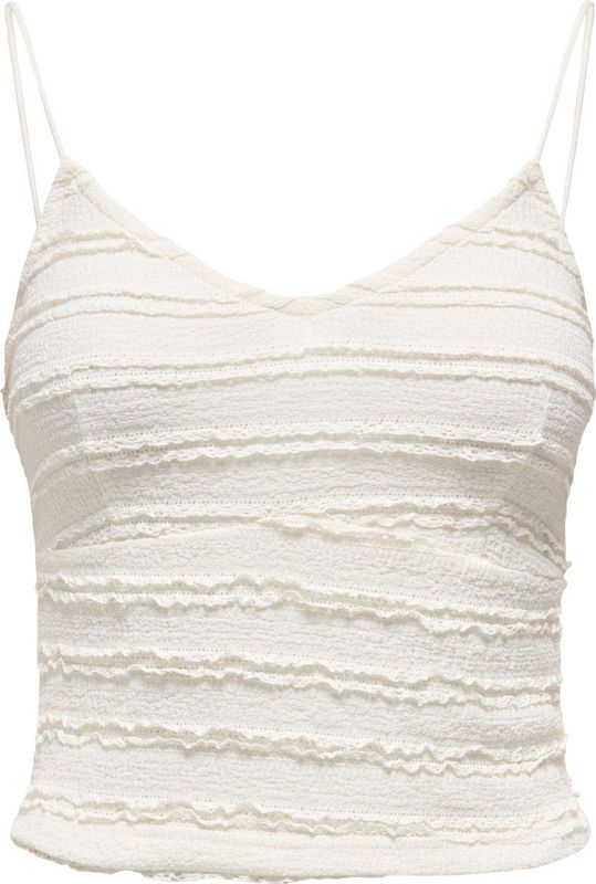 Spaghetti Top - Effen - Korte Pasvorm - Mouwloos - Slanke Pasvorm