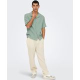Only & sons onskyle 0158 ss shirt noos overhemd groen