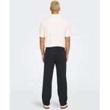 Onssinus - Loose Fit Broeken - Zwart - Katoen - Elastische Taille