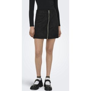 Wikkelrok - Black - Polyester - Regular Fit - Knielang