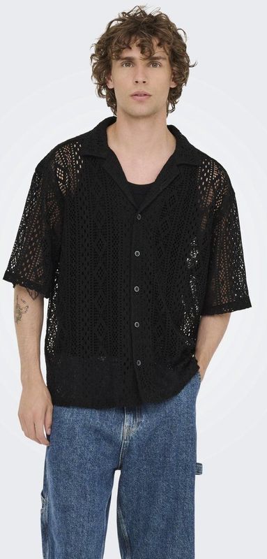 Onsnovak - Overhemd - Resort Kraag - Korte Mouwen - Relaxed Fit