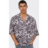 Only & Sons - ONSHarris - Overhemd - Lavendel / Zwart