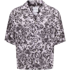 Only & Sons - ONSHarris - Overhemd - Lavendel/Zwart - Dierenprint