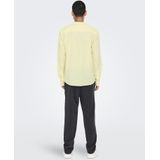 Onscaiden - Overhemd - Slim Fit - Lange Mouwen - Chinese Boord