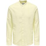 Onscaiden - Overhemd - Slim Fit - Lange Mouwen - Chinese Boord