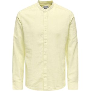 Onscaiden - Overhemd - Slim Fit - Lange Mouwen - Chinese Boord