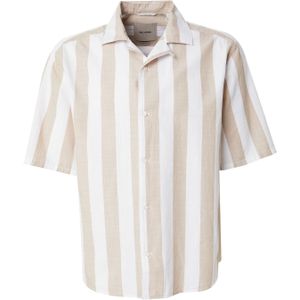 Overhemd - Gestreept - Korte Mouwen - Normale Pasvorm - Heren