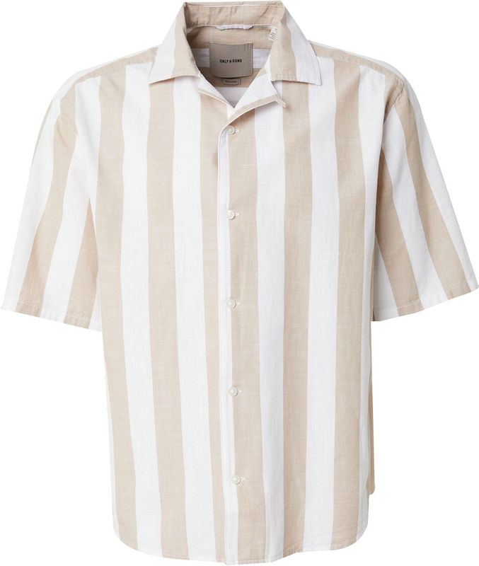 Only & Sons - TES - Vrijetijdsoverhemd - Katoen - Blauw - Korte Mouwen