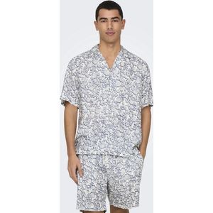 ONLY&SONS - ONSDASH LIFE REG AOP SS RESORT SHIRT - Heren - Overhemden