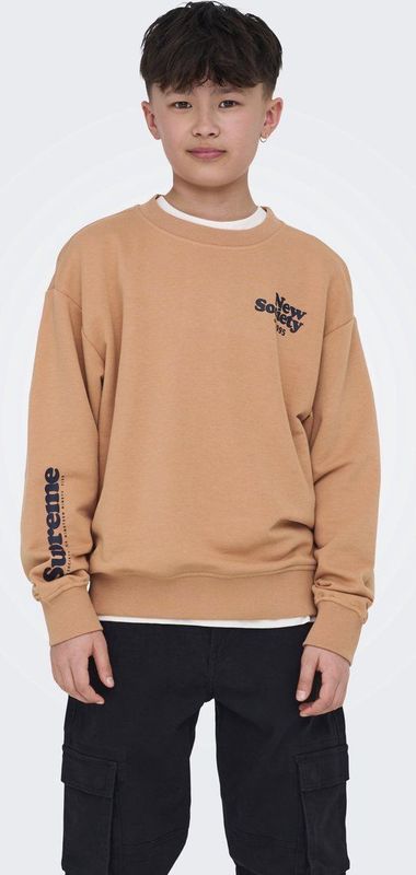 ONLY & SONS JUNIOR - Sweatshirt - Zacht - O-hals - Lange Mouwen - Relaxed Fit