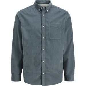 Jack & Jones - JJECLASSIC CORD SHIRT - Overhemd - Grijs - Regular Fit