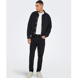 Onssprick - Denim Jas - Katoen - O-hals - Knoopsluiting - Tijdloos