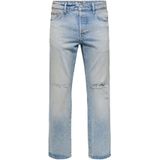 Onsedge - EDGE - Jeans - Mid Waist - Regular Fit - Subtiele Versleten Look