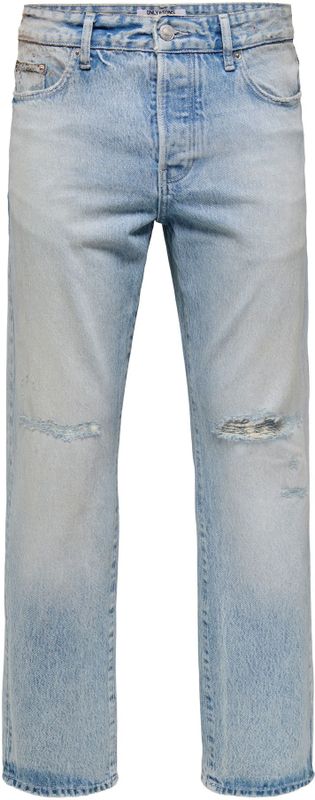 Onsedge - EDGE - Jeans - Mid Waist - Regular Fit - Subtiele Versleten Look