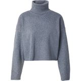 Only - Onlama Life Ls Rib Rollneck - Trui - Medium Grey Melange
