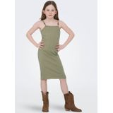 KIDS ONLY GIRL - Jurk - Groen - Spaghettibandjes - Vierkante Hals
