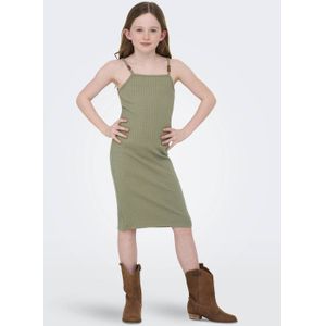 KIDS ONLY GIRL - Jurk - Groen - Spaghettibandjes - Vierkante Hals