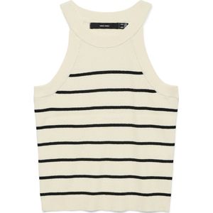 VERO MODA - VMSABA RIB SL O-NECK TOP GA NOOS - Dames - Gebreide Pullover - O-hals - Mouwloos - Regular Fit