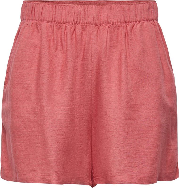 JDY JDYCAYA LINEN HW SHORTS WVN DIA Dames Broek - Maat L