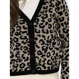 Only - ONLLEO LS V-NECK - Cardigan - Multicolor - Regular Fit