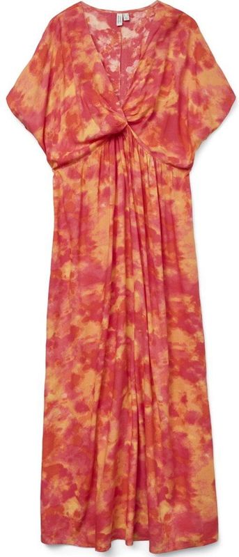 Vero Moda - Vmciana - A-lijn Jurk - Oranje - Maxi Lengte