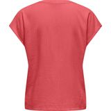 JDY - Top - V-Hals - Korte Mouwen - Volumineuze Mouwen - Regular Fit