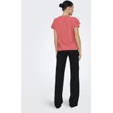 JDY - Top - V-Hals - Korte Mouwen - Volumineuze Mouwen - Regular Fit