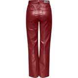 Only Broek Onljuicy viv Hw W Metal Coated Pant 15331673 Syrah Dames