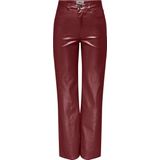 Only Broek Onljuicy viv Hw W Metal Coated Pant 15331673 Syrah Dames