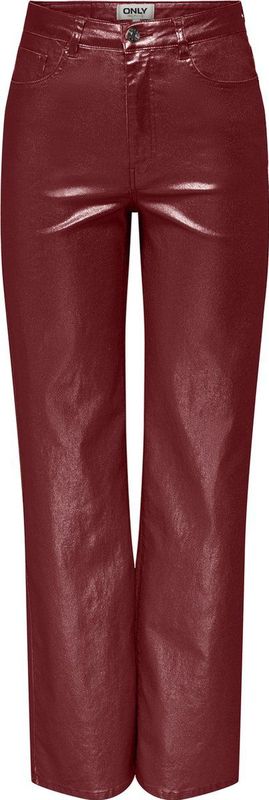 Only Broek Onljuicy viv Hw W Metal Coated Pant 15331673 Syrah Dames