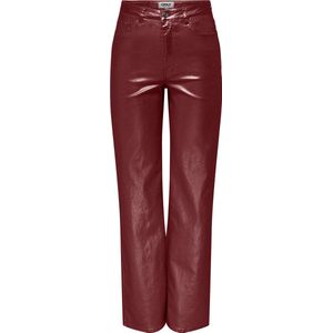 Only Broek Onljuicy viv Hw W Metal Coated Pant 15331673 Syrah Dames
