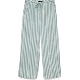 Broek - Wide Leg Fit - Mid Waist - Koordsluiting - Voorzakken