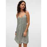 Vero Moda - Vmbumpy WVN Ga Noos - Jurk - Laurel Wreath - Katoen