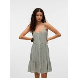 Vero Moda - Vmbumpy WVN Ga Noos - Jurk - Laurel Wreath - Katoen