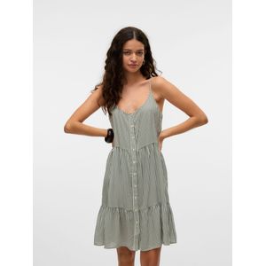 Vero Moda - Vmbumpy WVN Ga Noos - Jurk - Laurel Wreath - Katoen