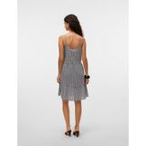 Vero Moda Vmbumpy WVN Ga Noos Nauwsluitende jurk, kort, donkerblauw, L, Donkerblauw, L