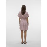 VERO MODA - VMBumpy - Blousejurk - Oudroze/Wit