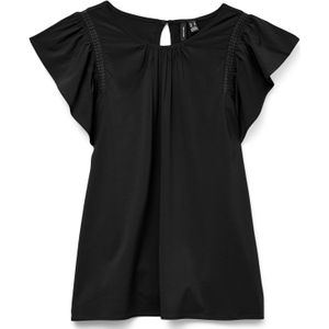Blouse - Effen - Viscose - Kwartmouw - Normale Pasvorm