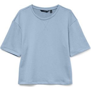 VERO MODA Dames Vmronja 2/4 Sweat JRS Ga Noos, Cashmere Blue, XS