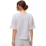 T-shirt - O-hals - 2/4 Mouwen - Regular Fit - Comfortabele Huiskleding